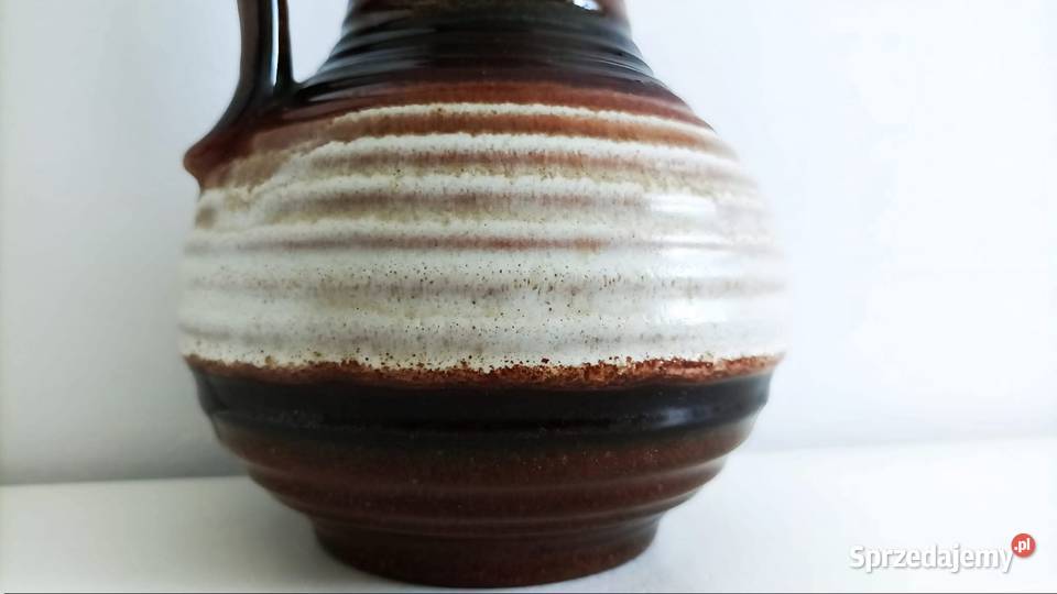 Wazon ceramiczny z lat 60 Dzierżoniów