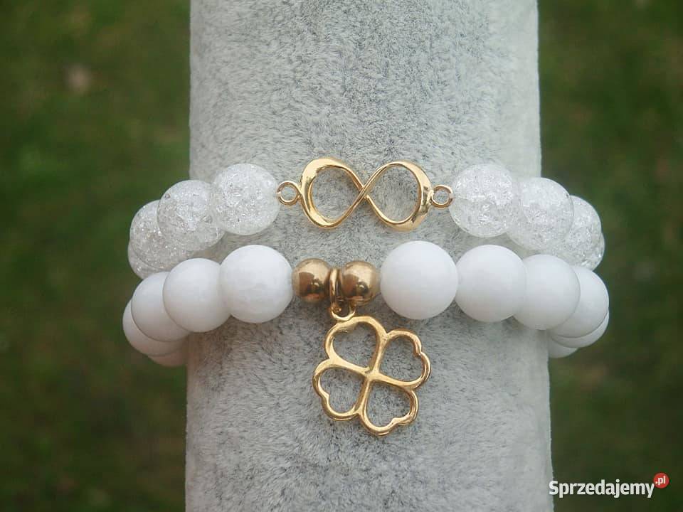 Bransoletki z Kryształu górskiego i Agatu Bransoletki Kielce