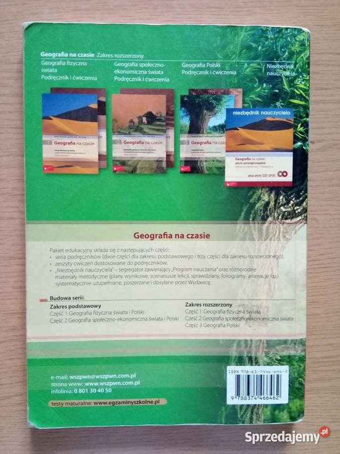Geografia na czasie ponadgimnazjalne zakres sprzedam