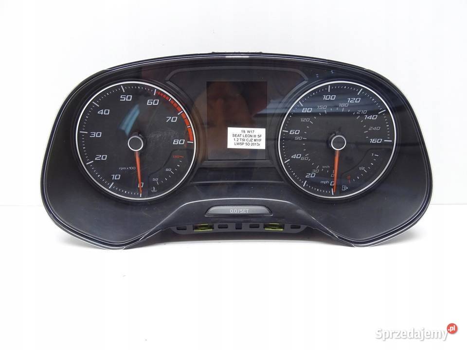LICZNIK ZEGARY ZEGAR SEAT LEON III 5F 12 TSI
