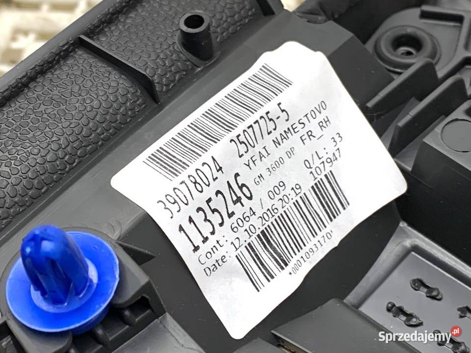 BOCZEK DRZWI PRAWY PRZÓD OPEL ASTRA K Inny