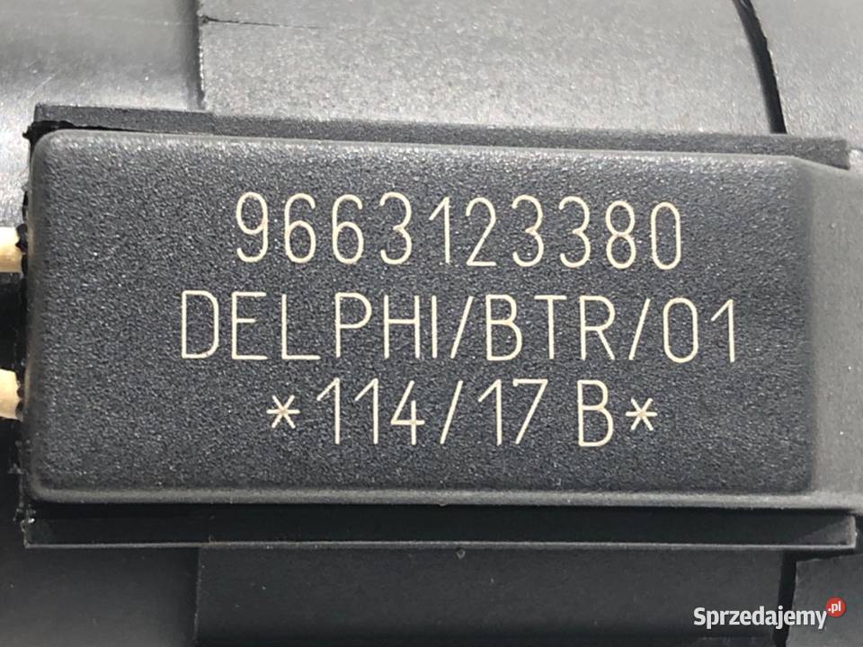 STACYJKA PEUGEOT 208 I 9663123380 16 100 KLUCZYK