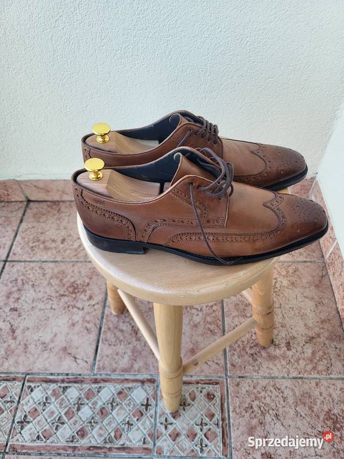 Hugo Boss Męskie Półbuty Skórzane Brogsy Rozmiar skóra