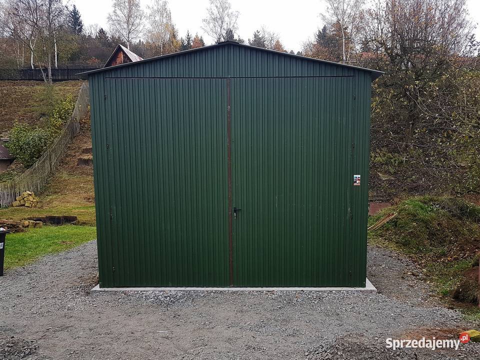 Blaszana hala 46m ciemnozielona matowa małopolskie Kraków