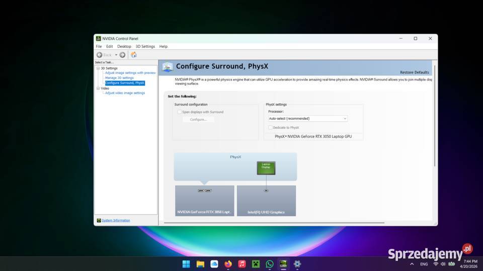 ASUS TUF Gaming F15 i511400H RTX 3050 16GB RAM
