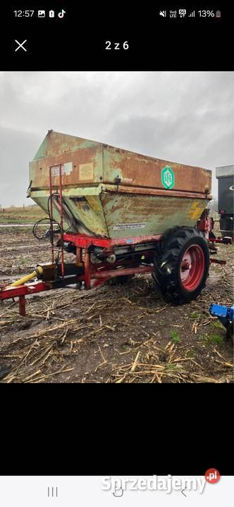 Rozsiewacz wapna i nawozu Wapniak Bredal b4 z Wąbrzeźno