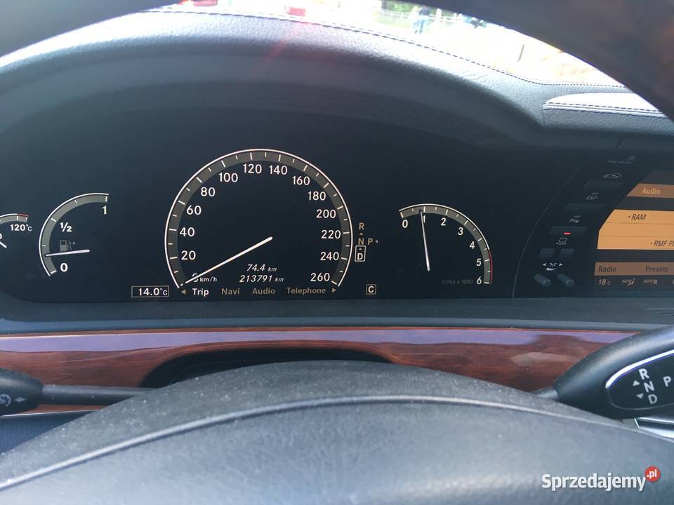 Mercedes Benz Klasa S 320 CDI 2006 Airmatic Wrocław