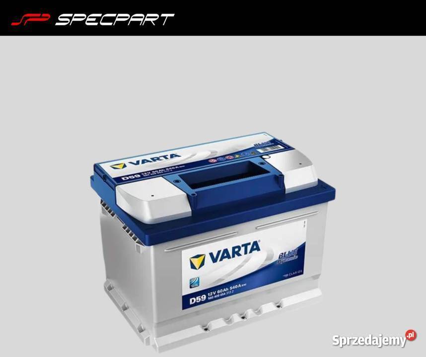 Nowy Akumulator VARTA BLUE DYNAMIC D59 60Ah540A Włocławek