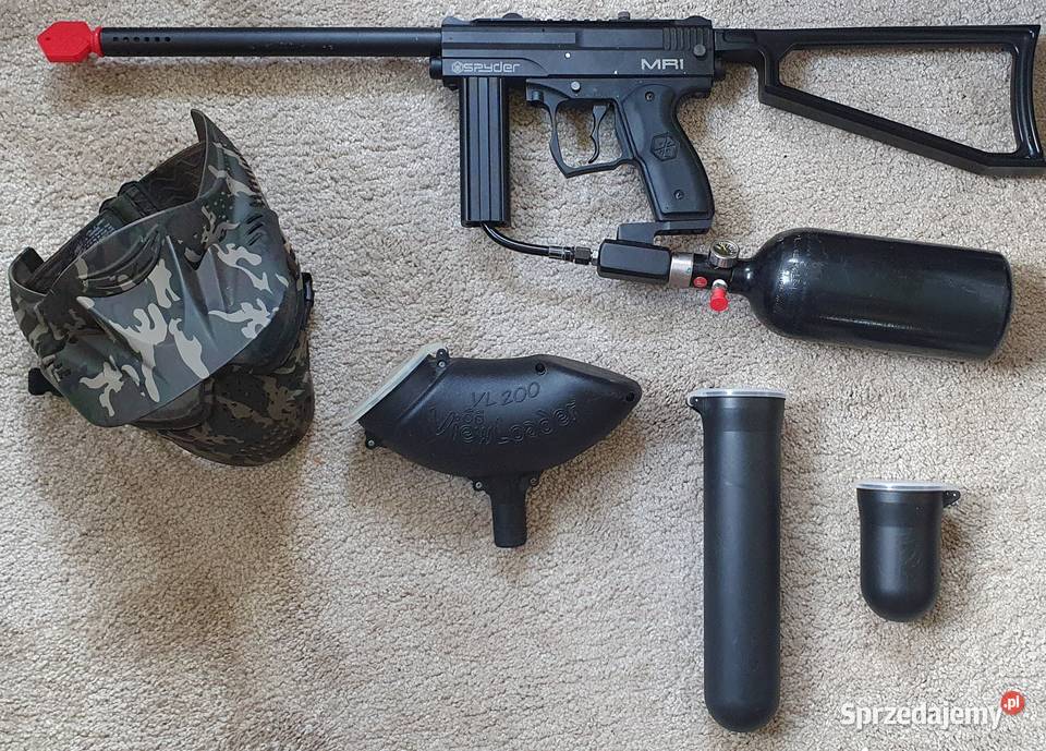 Marker paintball SPYDER MR1 zestaw Poznań