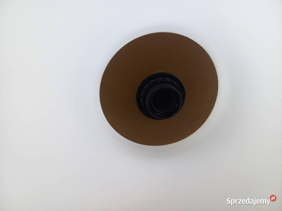 Żyrandol metalowy ze szklanym kloszem Lampa