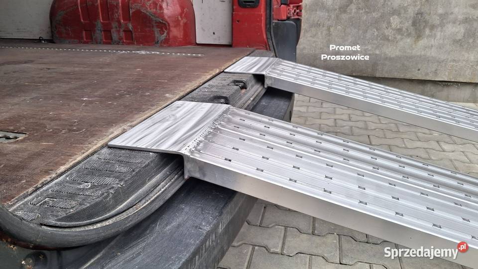 2 Najazdy Aluminiowe Panelowe 32 Frezowane Proszowice