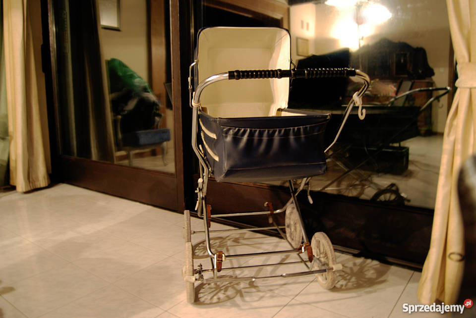 Okaz PRL WÓZEK gondola ideał gratka konesera odcienie błękitu Dekoracje i ozdoby Piaseczno