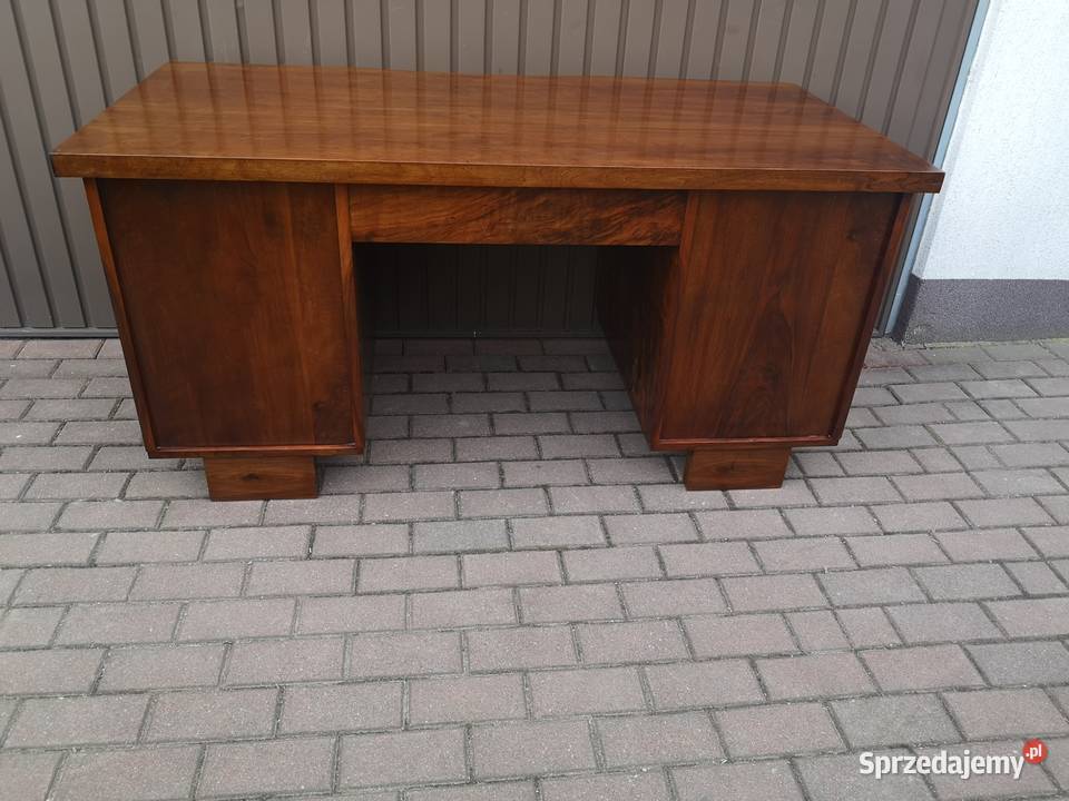 Biurko ARTDECO Orzech Zgrabne Stare Antyk Swarzędz