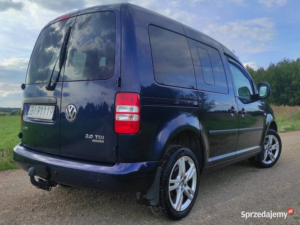 Volkswagen Caddy 20 TDI 4x4 4Motion prywatne lakier metallic Myszków