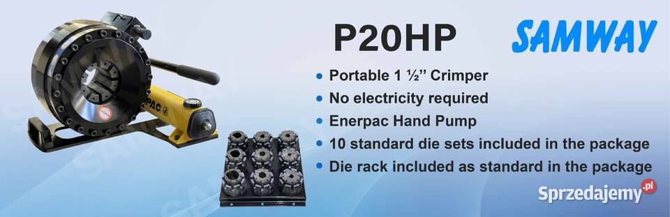 Zakuwarka ręczna P20HP do DN50 2 2SNszczęki Złotów