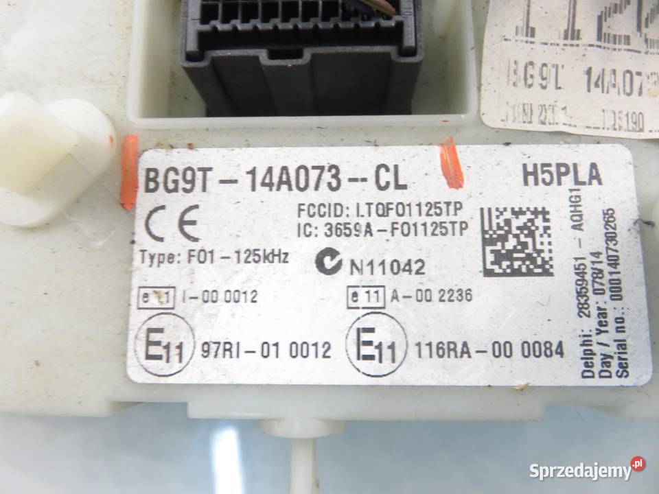 BSI FORD S I 20 TDCi BG9T14A073CL