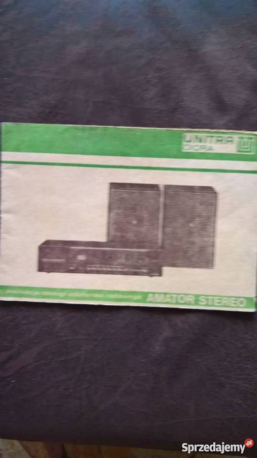 Inetrukcja Obsługi Odbiornika Radiowego Amator Pozostałe dolnośląskie Wrocław