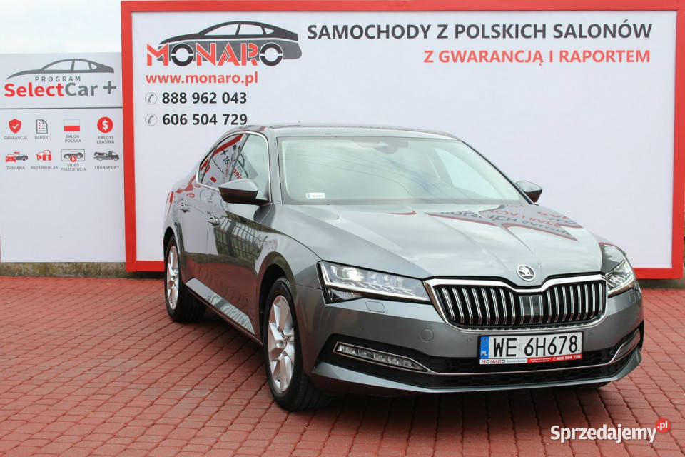 koda Superb AMBITION 15 TSI DSG Salon Serwis ASO przyciemniane szyby Włocławek