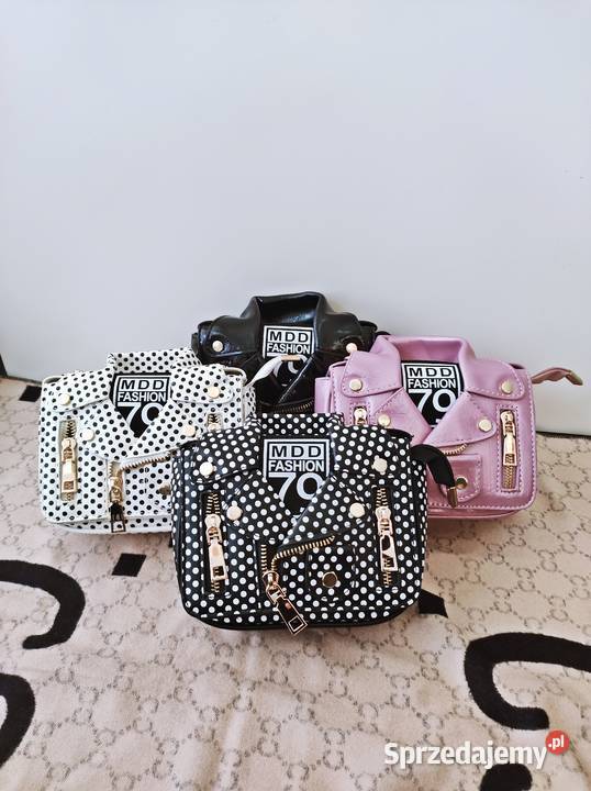 LATOPiękne torebki listonoszkiRóżowy czarny mazowieckie Warszawa