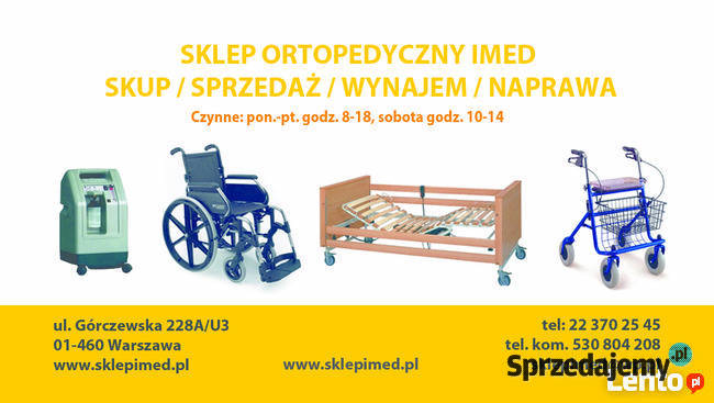 Łóżka Rehabilitacyjne SERWIS Łóżka Warszawa sprzedam