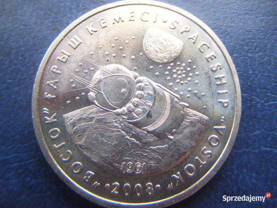 Stare monety 50 tenge 2008 Wostok Kazachstan Numizmatyka Lesko