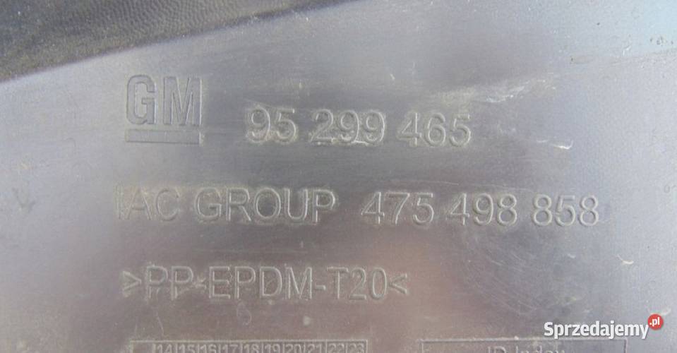 ZDERZAK PRZEDNI OPEL MOKKA 95299465 wielkopolskie Nowy Tomyśl