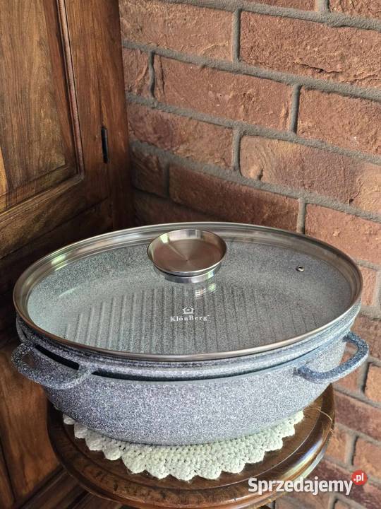 139 Gęsiarka marmurkowa szara 11 litrów Klonberg Garnki i szybkowary śląskie Zabrze