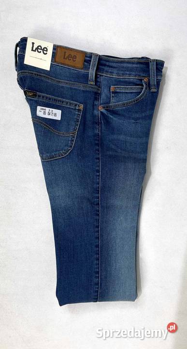 Spodnie damskie Lee Scarlett Slim W25 L33 Bez wzoru Pisz