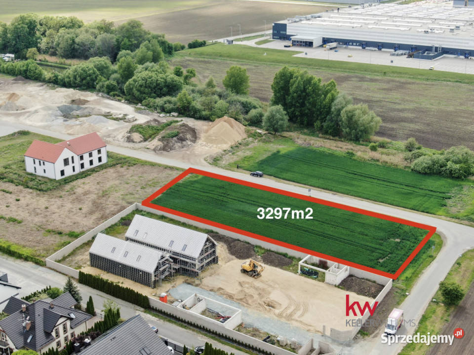 Działka 3297m2 Bielany Wrocławskie