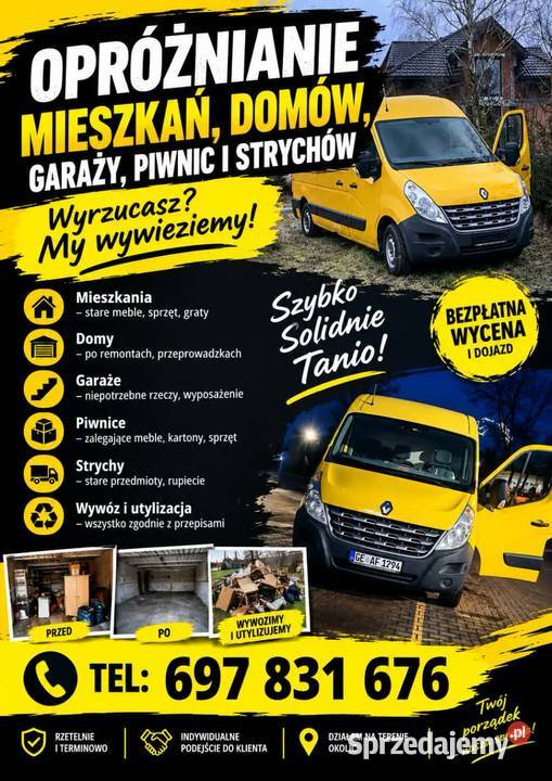 Opróżnianie mieszkań Kłomnice