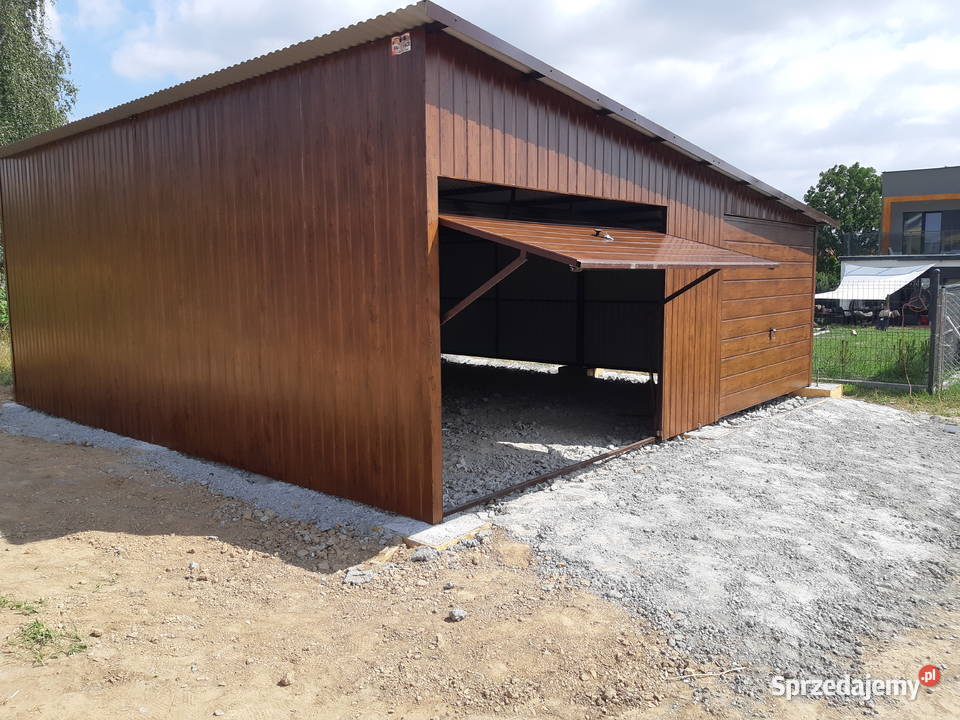 Garaż Blaszany ORZECH Złoty Dąb Blaszak GARAŻE samodzielny wielkopolskie Międzychód