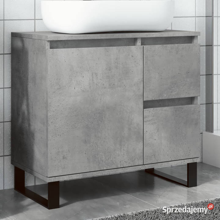 Szafka pod umywalkę szarość betonu 65x33x60 Warszawa