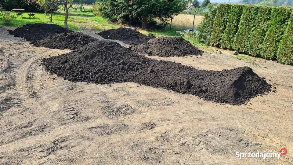 Ziemia ogrodowa czarna humus z przywozem Kęty