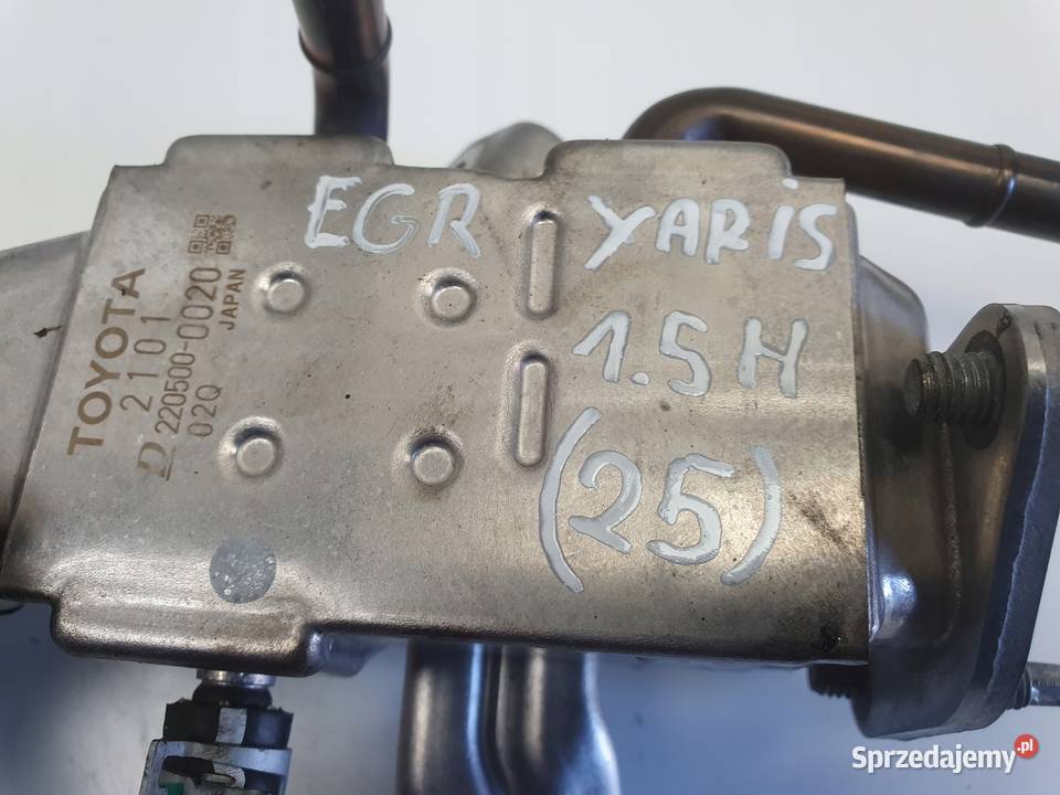 Toyota Yaris III 15 H HYBRID CHŁODNICA SPALIN osobowe Recyrkulacja spalin EGR Chełm