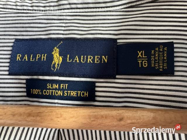 Ralph Lauren z długim rękawem w paski XL Dąbie sprzedam