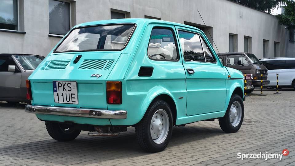 Polski Fiat 126p 1976 Wąskowlot 594 Pełnej Zgierz