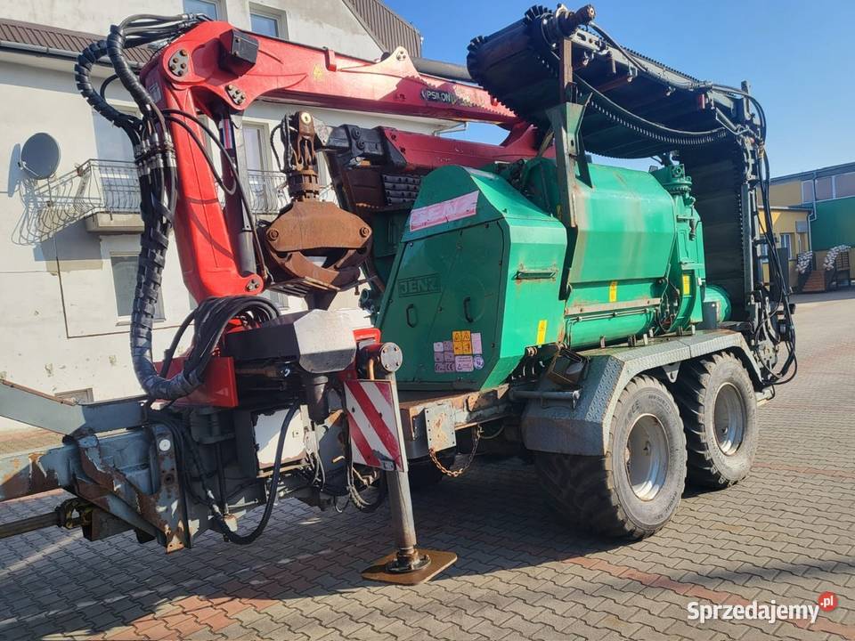 Rębak Jenz 582 z Ciągnikiem Massey Ferguson 8680 małopolskie Jordanów sprzedam