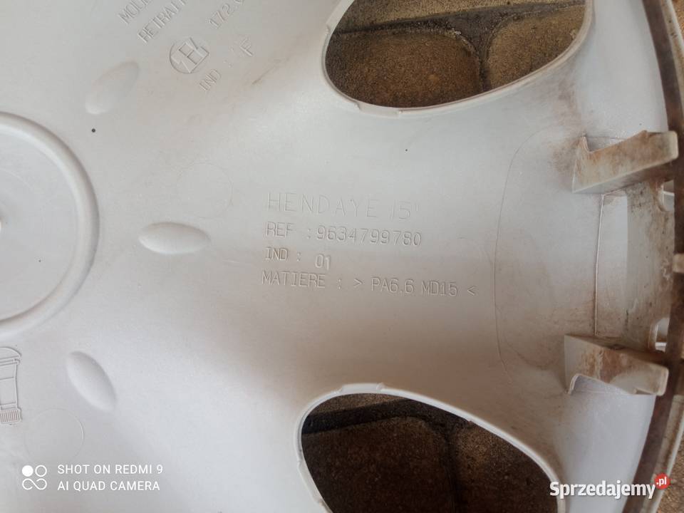 Kołpaki 15 Citroen Xsara Picasso 9634799780 Oleszyce