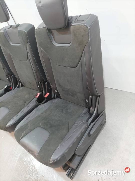 FOTELE II RZĄD KOMPLET PÓŁSKÓRA Ford Galaxy Mk4 sprzedam