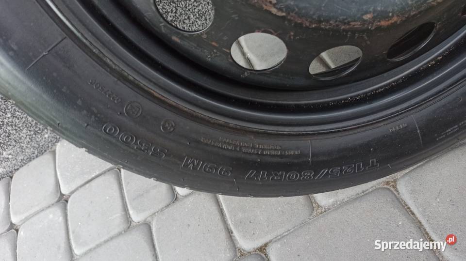 Koło dojazdowe 17 ford kuga volvo lubelskie Lubycza Królewska