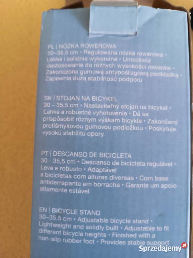 Stopka nóżka podpórka rowerowa rozstaw 40 mm opolskie