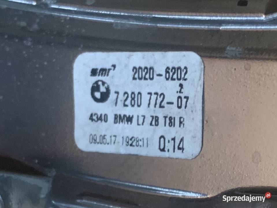 7280772 kierunkowskaz lusterka prawego bmw 3 f30
