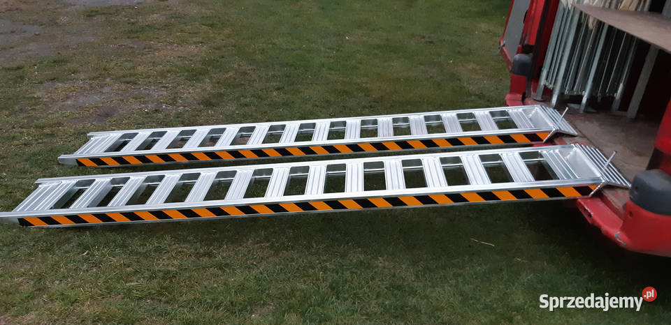 Najazdy Aluminiowe 3M 6ton Lekkie i wytrzymałe mazowieckie Halinów