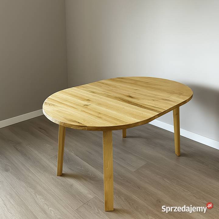 Stół Dębowy Okrągły LOFT 100 Lite Drewno Różne Kraków