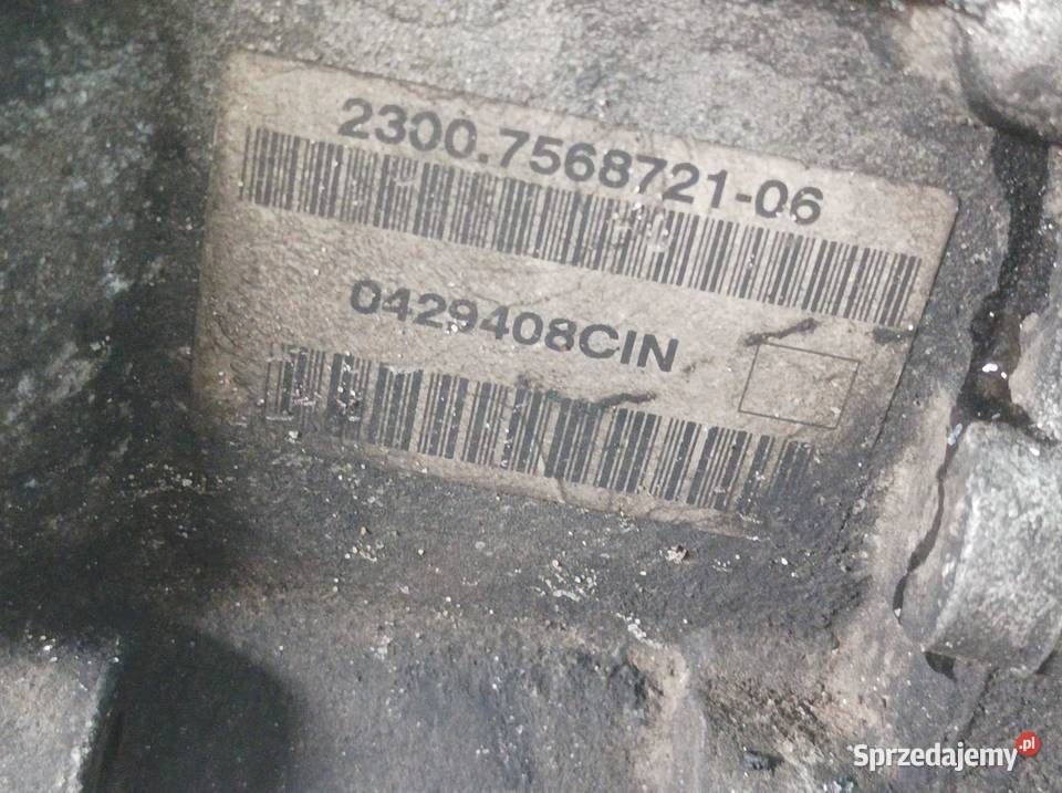 SKRZYNIA BIEGÓW 7568721 16 TD Mini One II Rok produkcji 2009