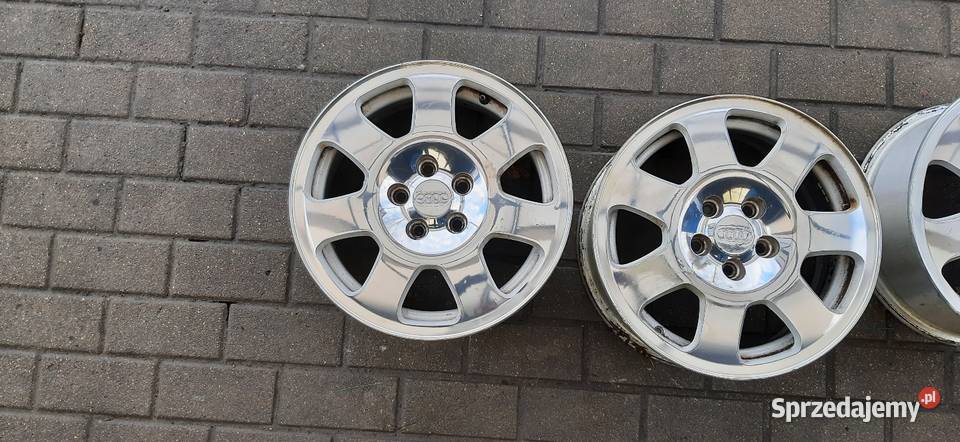 AUDI A3 8L ALUFELGI 5x100 CHROM 15 ET38 pomorskie