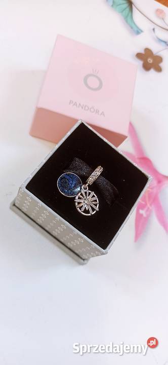 Zawieszka Migoczące fajerwerki PANDORA pudełko srebrne mazowieckie Warszawa