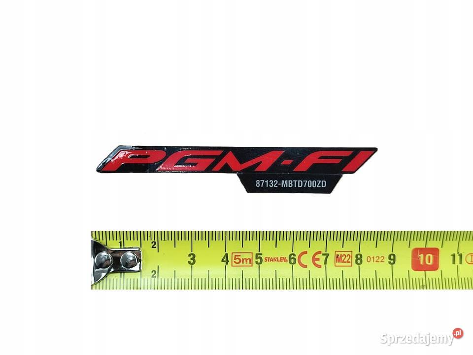 NAKLEJKA PGMFI NA LEWY BOCZEK HONDA XL1000V sprzedam