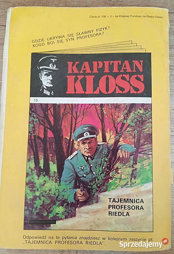 Kapitan Klos 14 Żelazny krzyż wydanie II 1986 r wielkopolskie Ostrów Wielkopolski