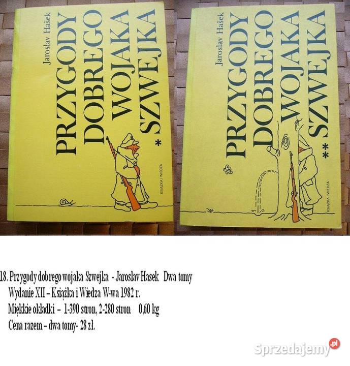 Przygody dobrego wojaka Szwejka Jaroslav Hasek humor, parodia, satyra Kraków